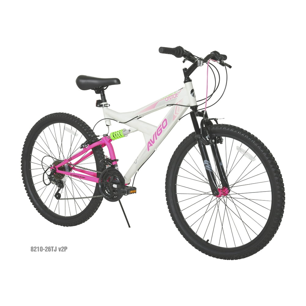 avigo air flex dual suspension bike 24