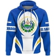 thumbnail image 2 of Sudadera con capucha estilo deportivo con emblema de El Salvador, sudaderas unisex de gran tamaño, ropa de calle informal de primavera, tops de gran tamaño, jersey 4XL, 2 of 5