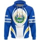 thumbnail image 2 of Sudadera con capucha estilo deportivo con emblema de El Salvador, sudaderas unisex de gran tamaño, ropa de calle informal de primavera, tops de gran tamaño, jersey 4XL, 2 of 5