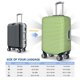 thumbnail image 4 of Balery Green Gingham Funda de equipaje, fundas para maletas, elástica, lavable, protector de maletas, compatible con maletas de 18 a 32 pulgadas-X-Large, 4 of 7