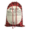 thumbnail image 1 of Bolsa de Navidad a cuadros blanco y negro Bolsa de regalo de Navidad bolsillo con cordón Bolsa de Navidad - cuadros rojos y negros ANGGREK Otros, 1 of 8