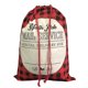 thumbnail image 1 of Bolsa de Navidad a cuadros blanco y negro Bolsa de regalo de Navidad bolsillo con cordón Bolsa de Navidad - cuadros rojos y negros ANGGREK Otros, 1 of 8
