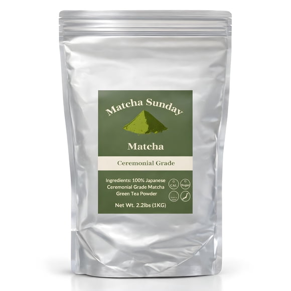 Matcha en polvo Matcha Sunday Premium, grado ceremonial, 1 kg