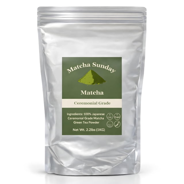 Matcha en polvo Matcha Sunday Premium, grado ceremonial, 1 kg