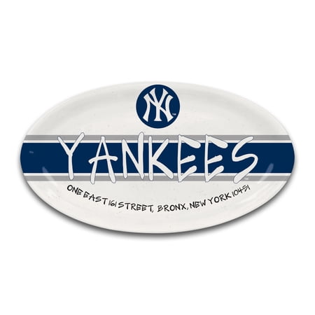 Magnolia Lane Yanks Oval Platter, 12.25-Inch, Multicolor
