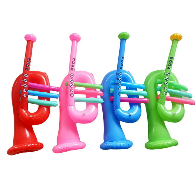 JEFFOUOO Lot de 8 accessoires gonflables pour fête - Guitare gonflable -  Saxophone - Microphone gonflable pour téléphone port