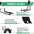 thumbnail image 3 of HUGFEGWE 12 PCS Heavy Duty Garage Hooks, Wall Mount Garage Storage Hooks for Hanging Garden and Garage Tools, Power Tools Ladder Bikes Ropes CA919-161634, 3 of 7