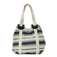 thumbnail image 2 of No Boundaries Women's Woven Tote Beach Handbag Blue, 2 of 5