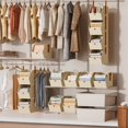 thumbnail image 3 of Organizador colgante para clóset Homsorout de 4 niveles, color beige, 3 of 8