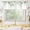 A Green Leaf, variant on Vintage Mushroom Small Kitchen Curtains Leaves Botanical Window Treatment Rustic Mushroom Cafe Short Window Curtains for Bathroom Dining Laundry Room Beige Tier Treatment Drapes 26x36 inch