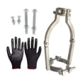 thumbnail image 4 of DOLITY Convertisseur de Tenon Carré en Métal Outil de Localisation de Banc avec Vis Gants, 4 of 7