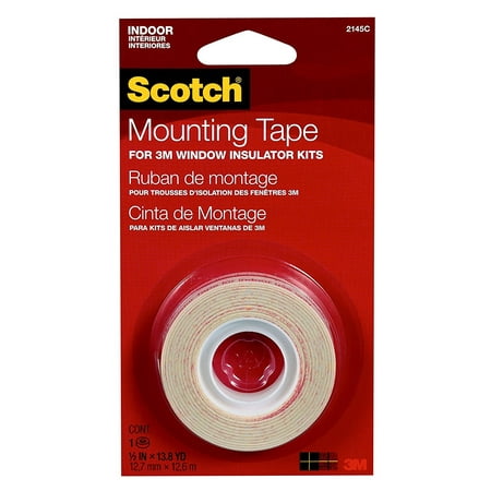 - 3M INDOOR WINDOW FILM MOUNTING TAPE 2145C, 1/2