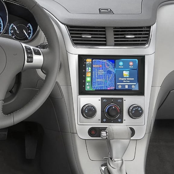 Zcargel 7" Car Stereo with Bluetooth 2 32G GPS Navigation Android 13 with Wireless CarPlay Android Auto for Chevrolet Malibu 2008-2012 WiFi DSP SWC