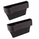 thumbnail image 4 of Cargador inalámbrico para huecos de asiento de coche, caja de almacenamiento de bolsillo de cuero PU, organizador Universal de gran capacidad, 2 uds., 4 of 8