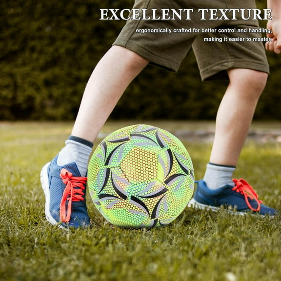 GOOHOCHY Training Soccer Ball 1Set Pu for Official Matches and Competitive Sessions