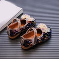 thumbnail image 4 of Otqutp Holiday Baby Girls Footwear Fashion Autumn Girls Casual Shoes Flat Lightweight Sequins Bow Cute Shiny Dress Shoes 1-6 Years, 4 of 7