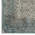 thumbnail image 4 of Modway Dilys 8' x 10' Floral Lattice Area Rug in Teal and Brown, 4 of 9