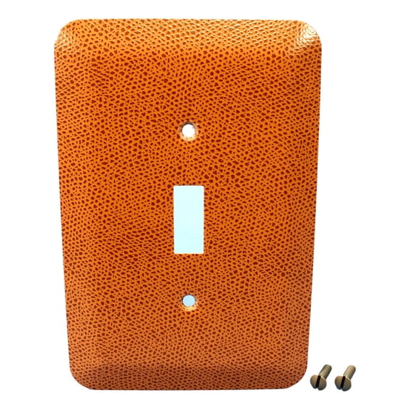 Leviton Jumbo Brown Leopard Print Switch Cover Oversize Toggle Wall Plate 89301-BRL