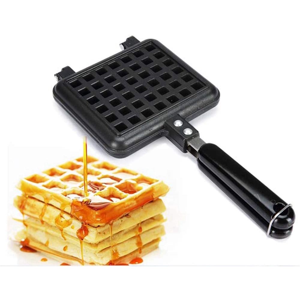 Waffle Iron Maker, Portable Waffle Cone Maker, DoubleSide NonStick