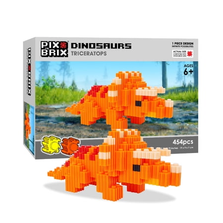 Pix Brix Dinosaur Set - Triceratops