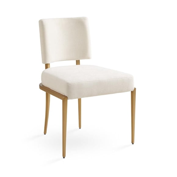Home Gear Lot de 2 chaises de salle à manger dorées