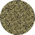 thumbnail image 1 of Ahgly Company Machine Washable Indoor Square Transitional Metallic Gold Area Rugs, 3' Square, 1 of 7