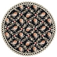 thumbnail image 2 of Safavieh Chelsea Candelario Bordered Area Rug, Black/Ivory, 8' x 8' Round, 2 of 11