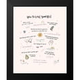 thumbnail image 2 of Straatsma, Leah 20x24 Black Modern Framed Museum Art Print Titled - How To Love Yourself Blush 3, 2 of 5