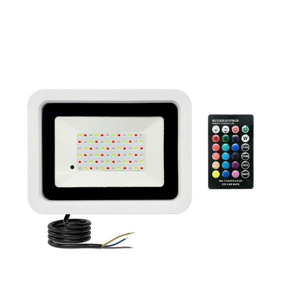 Led RGB Flood Light 50W 100W IP68 Outdoor Spotlight RGB Reflector Projector Lamp With APP/Remote Control ,Multifunctional Lighting