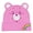 Cheer Bear, variant on Care Bears Embroidered Face and Belly Badges with 3D Ears Cuff Knit Adult Beanie- 4 Styles Available Grumpy, Share, Cheer, Funshine