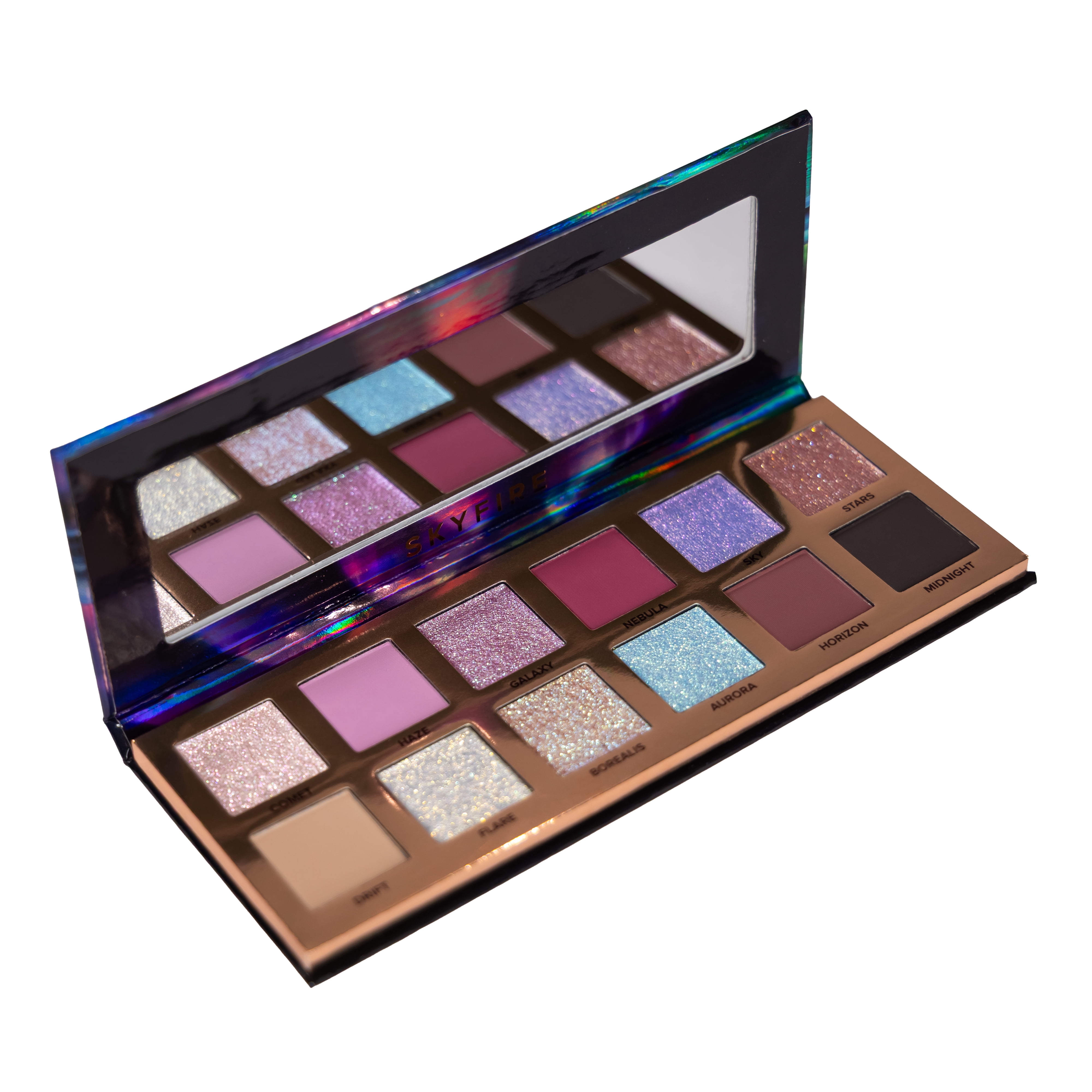 Whats Up Beauty Skyfire Eyeshadow Makeup Palette Talc Free Clean Cruelty Free Made in Italy