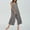 Gray1, variant on Kojanyu Women’S Solid Color Sleeveless Button-Down Jumpsuit – Elastic Waist, Wide-Leg Culotte Overalls for Casual & Everyday Wear,Black,L