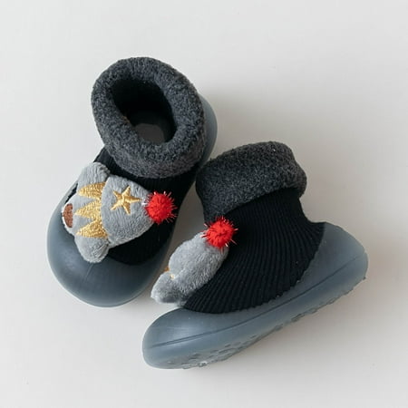 

Cathalem Toddler Boy Running Shoes Winter Baby Floor Socks Shoes Baby Indoor Non Slip Soft Bottom Size 8 Toddler Boy Shoes Black 0 Months