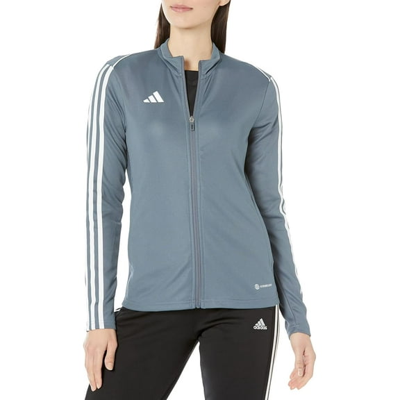 adidas Women's Tiro23 League Training Jackets, Team Onix Grey, Large