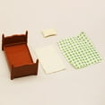 thumbnail image 4 of HLONK Maison de Poupée Lit Double Mobilier Miniature Jouets pour Enfants Plastique, 4 of 6