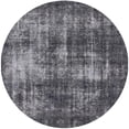 thumbnail image 1 of Ahgly Company Indoor Round Mid-Century Modern Gray Oriental Area Rugs, 3' Round, 1 of 6