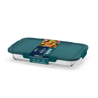 Pyrex C-232 2qt Easy Grab Baking Dish With Blue Lid And 7403 10 Cup/2...