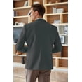 thumbnail image 4 of COOFANDY Men's Suit Jacket Regular Fit Two-Button Sport Coats Blazers Jackets Notched Lapel Suit, 4 of 6