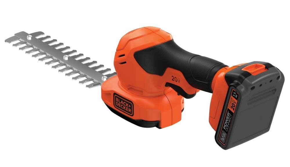 BLACK+DECKER 20V MAX* POWERCONNECT 3/8 in. Cordless Shear Shrubber Kit, (BCSS820C1)