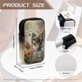 thumbnail image 6 of SEANATIVE Zipper Eyeglass Case for 2 Pairs of Glasses, Lightweight Glasses Case Dual Compartment Sunglasses Pouch Portable Travel Eyewear Holder Bag for Men Women, Chihuahua Dog Daisy Butterfly, 6 of 7