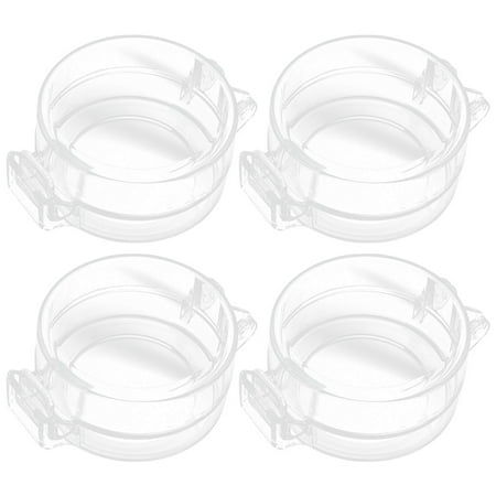 4pcs Child Proof Door Lock Cover Baby Safety Product for Home Use Transparent ABS