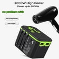 thumbnail image 5 of Universal Travel Adapter, Worldwide Travel Power Adapter, International Travel Plug All in One Power Plug Adapter with USB C Port Fast Wall Charging for European, Italy, US, AU & More 170 Countries, 5 of 7