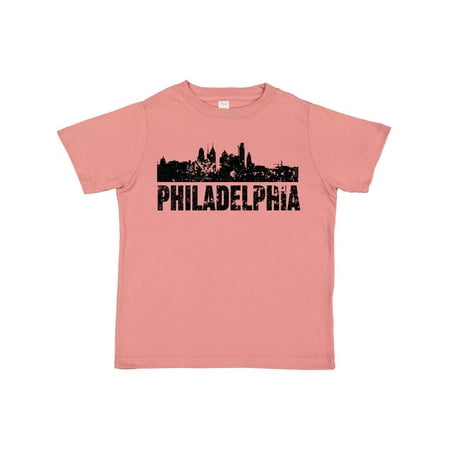 

Inktastic Philadelphia Skyline Grunge Gift Toddler Boy or Toddler Girl T-Shirt