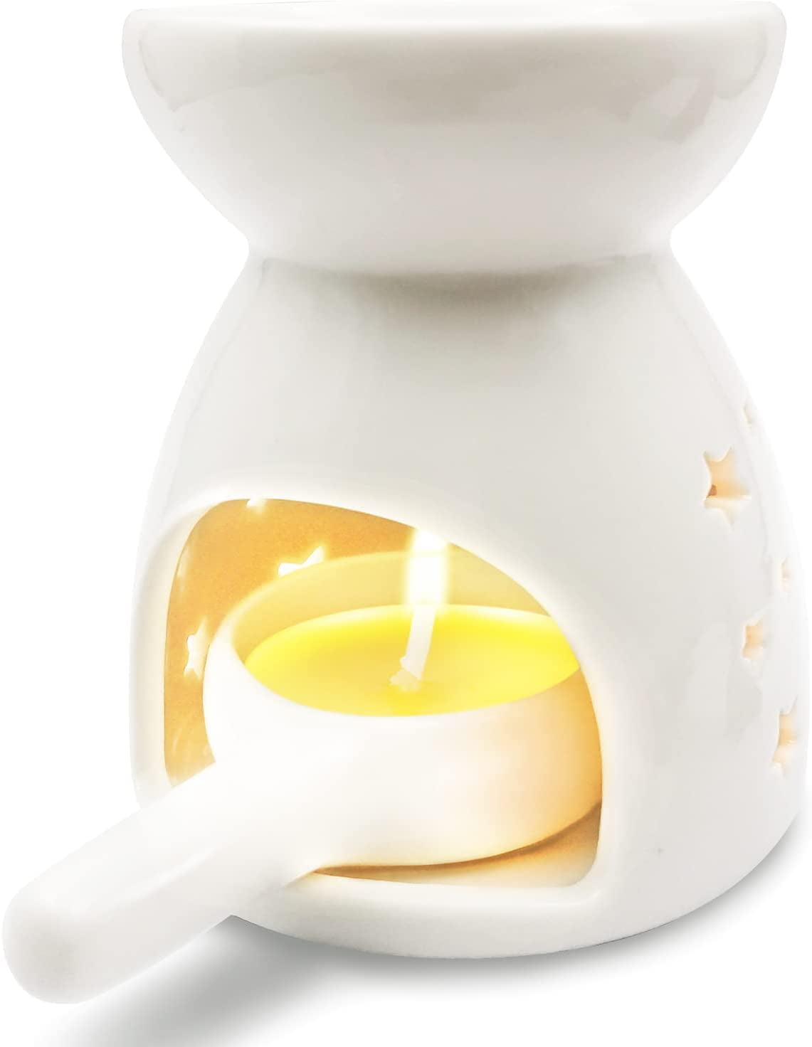Ceramic Tea Light Candle Holder ,Oil Burner for Scented Oil, Tealight