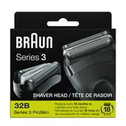Braun Series 3 32B Men's Electric Shaver Head Replacement Cassette, Silver