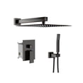 thumbnail image 1 of 10 Inch Rainfall Shower System Shower Head with Handheld Shower Wall Mounted, 1 of 5