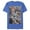 Royal Blue Heather, variant on Men's Superman Hidden Hero Glimmer Graphic Tee Royal Blue Heather 2X Large