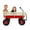 Red, variant on Segmart Wagon Cart for Kids, All Terrain Wagon with 200LBS Capacity, Outdoor Pull-Along Wagons with Removable Wooden Side Panels, Heavy Duty Utility Wagon with Rubber Wheels, Pink