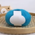 thumbnail image 2 of Bizhua Wool Mohair Thread, Small Mohair Angolan Plush Thread, 25 Lake Bluesoft Knitting Wool Yarn Diy Shawl Scarf Crochet Thread, One Bundle of Wool, 2 of 9