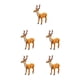 thumbnail image 2 of Moyic Juguete de peluche de Navidad, muñeco de Animal de dibujos animados decorativo, casa de campo rústica, vacaciones, hogar, arte, Type2 NO2, 2 of 6
